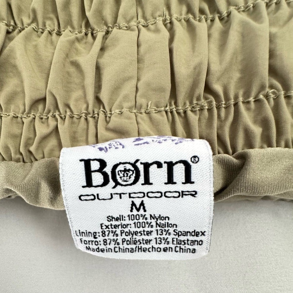 Born Outdoor Khaki Skort with Built-In Shorts | Elastic Waist | Size M Acubi - Picture 5 of 8
